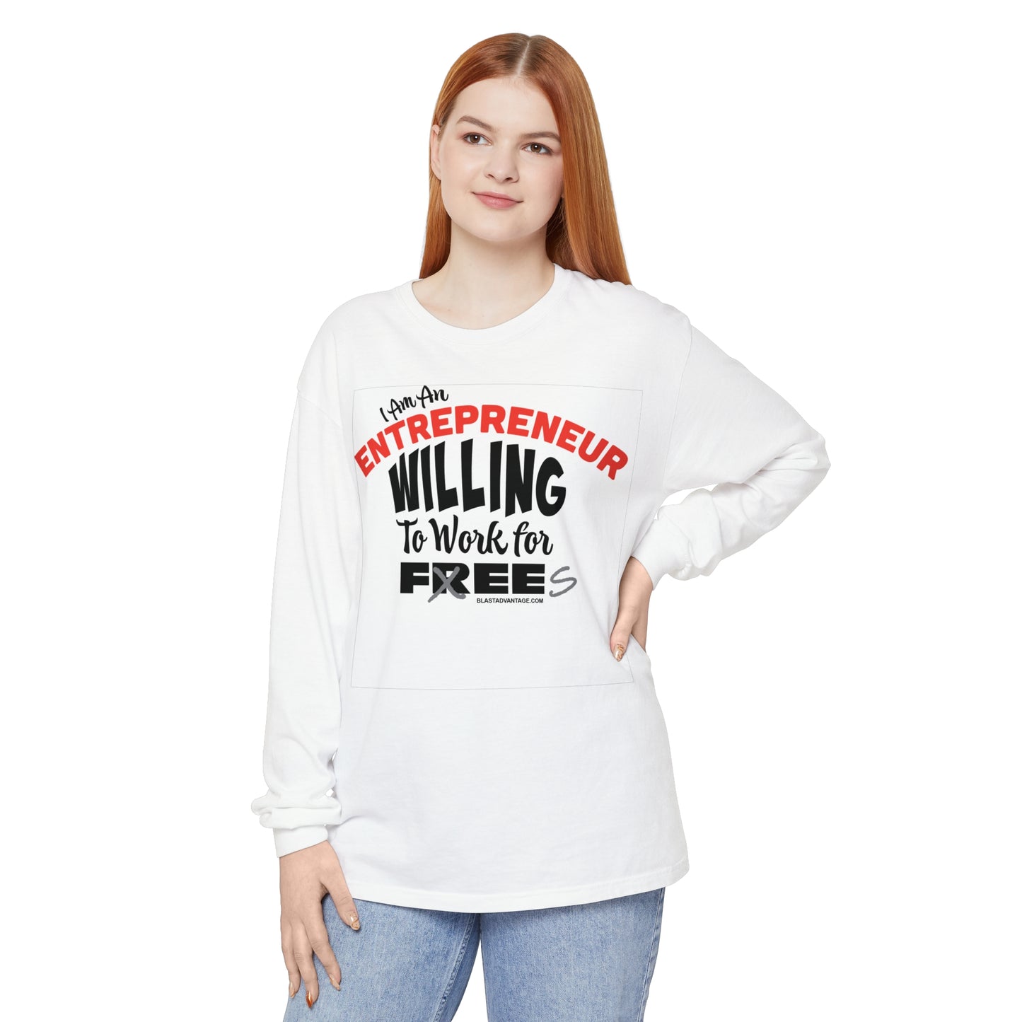 Empower Entrepreneurs: 'I'm an Entrepreneur Willing to Work for Fees' T-Shirt Speaks for Fair Compensation