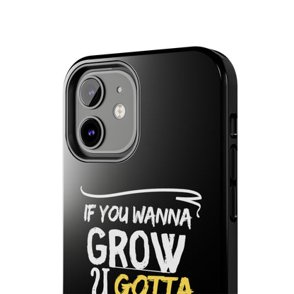Let Go, Grow, and Soar: Inspirational iPhone Case for Personal Growth