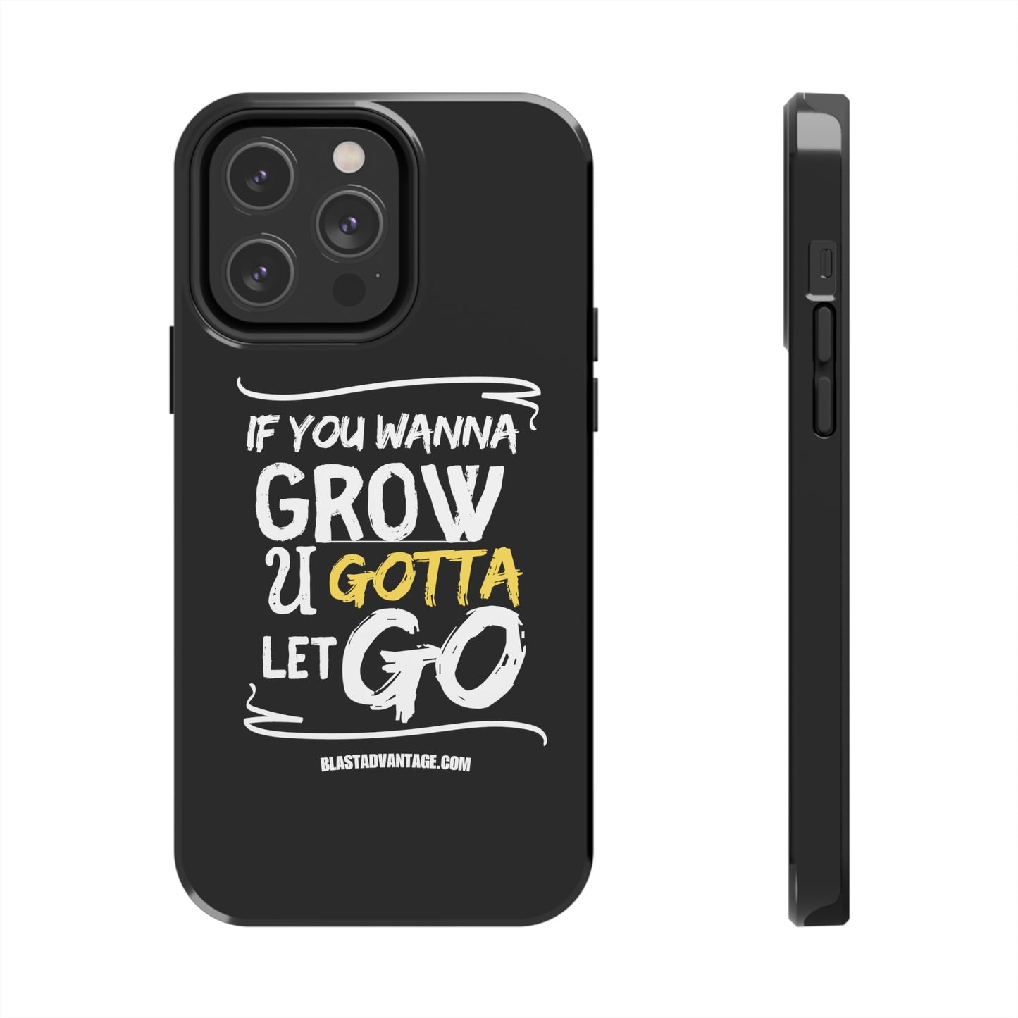 Let Go, Grow, and Soar: Inspirational iPhone Case for Personal Growth