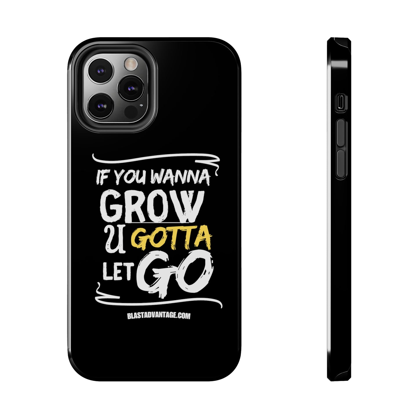 Let Go, Grow, and Soar: Inspirational iPhone Case for Personal Growth
