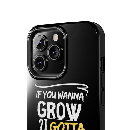 Let Go, Grow, and Soar: Inspirational iPhone Case for Personal Growth