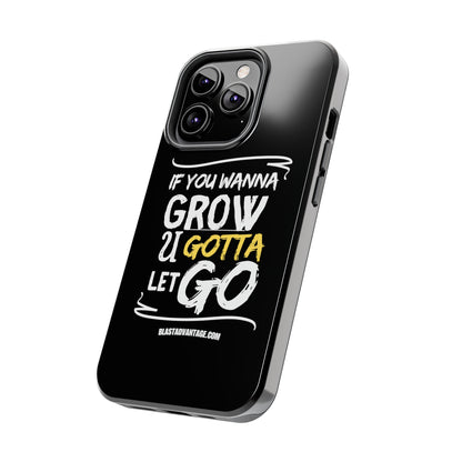 Let Go, Grow, and Soar: Inspirational iPhone Case for Personal Growth