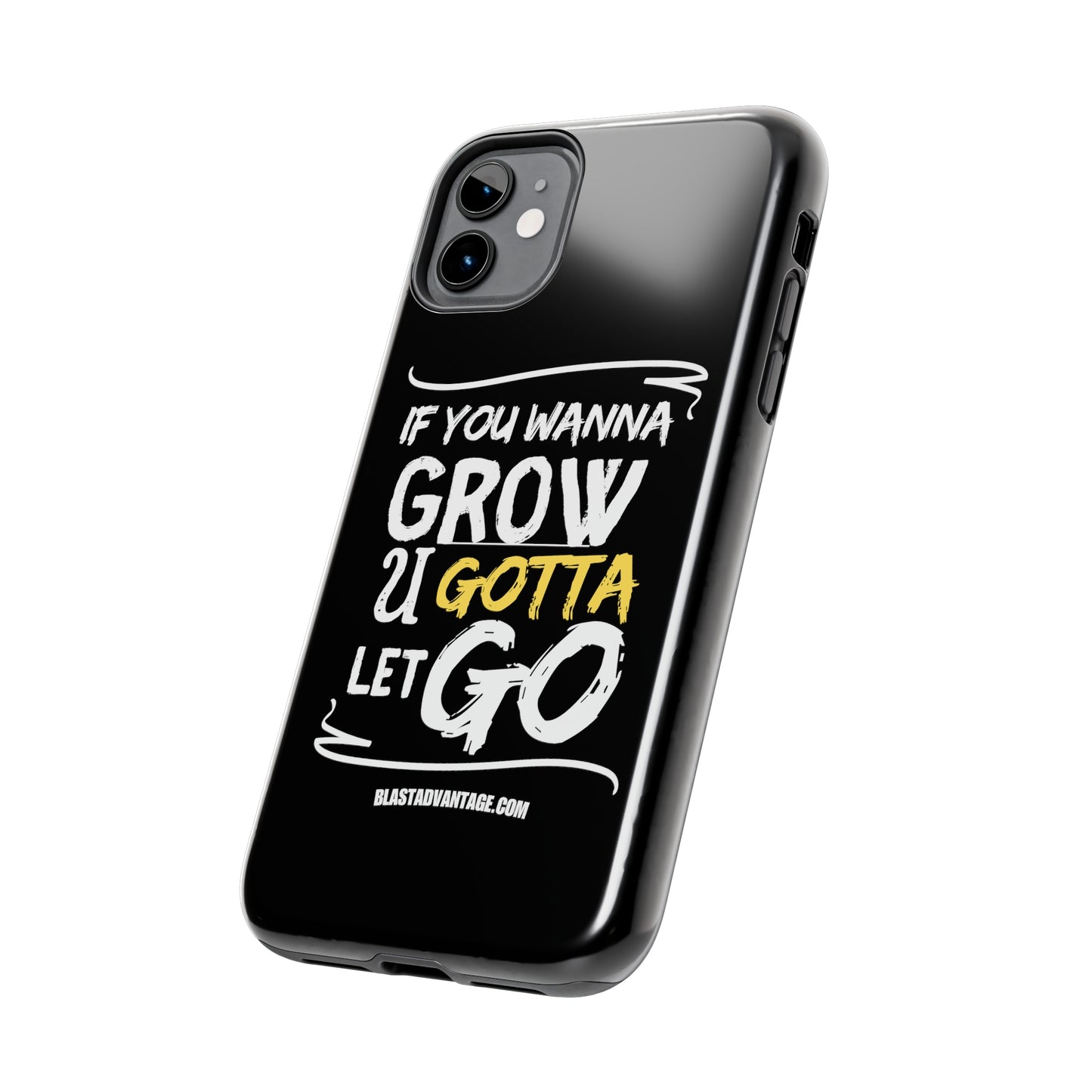 Let Go, Grow, and Soar: Inspirational iPhone Case for Personal Growth