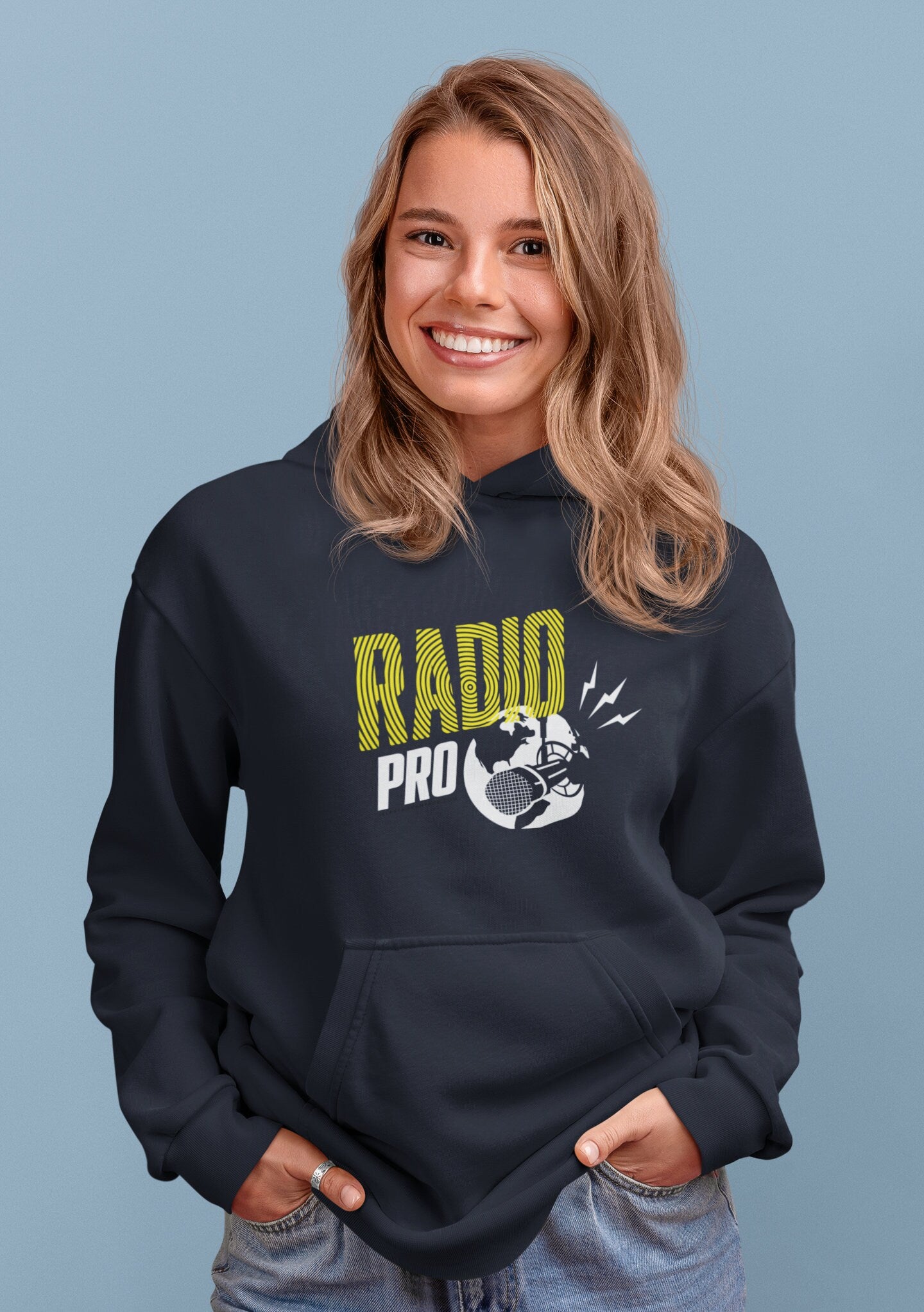 Radio DJ and DJ Unisex Heavy Blend™ Hooded Sweatshirt